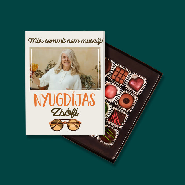 Fotó És Felirat: Semmit Nem Muszáj! Nyugdíjas - Praliné