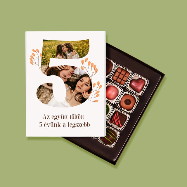 Fotókollázs: 5 Évforduló - Praliné