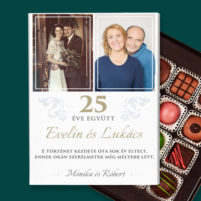 Fotókollázs: 25 Éve Együtt - Praliné