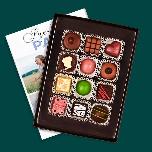 Fotókollázs: Szeretünk Papa - Praliné