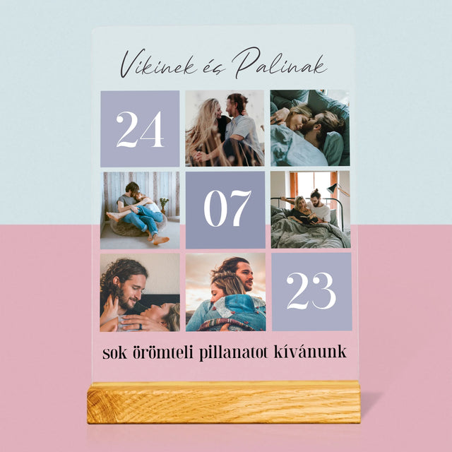 Fotókollázs: A Legjobb Pillanatok - Akrilüvegre Nyomtatott Kép