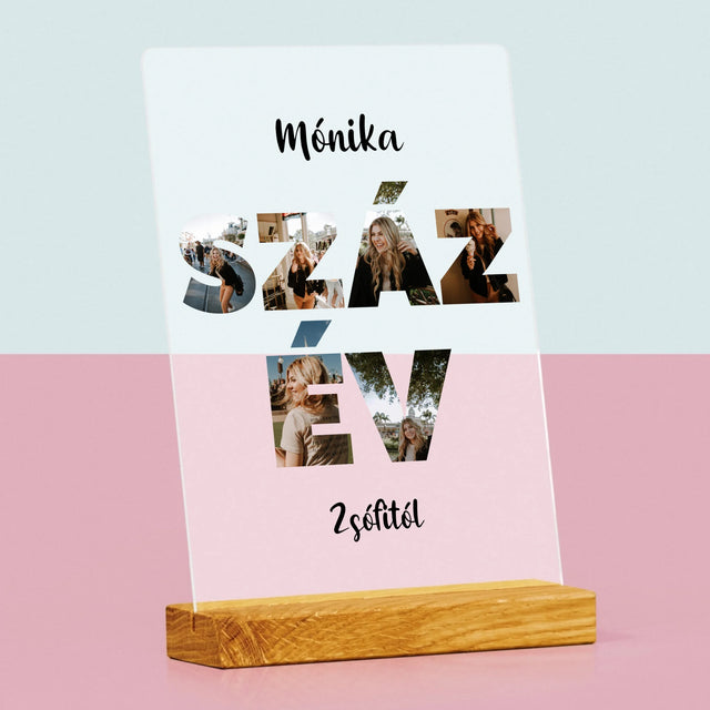 Szó Fotókból: Száz Év A Képeidből - Akrilüvegre Nyomtatott Kép