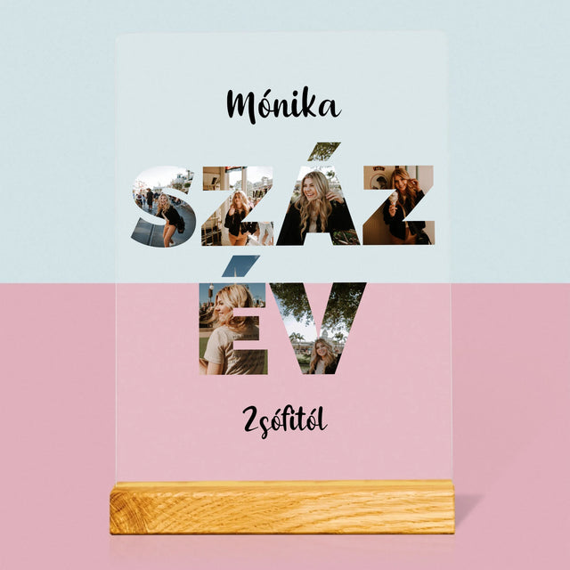 Szó Fotókból: Száz Év A Képeidből - Akrilüvegre Nyomtatott Kép