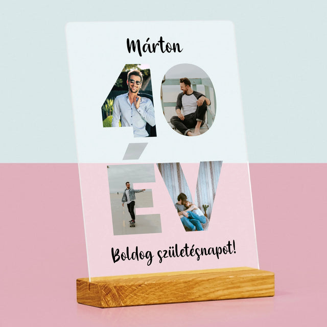 Szó Fotókból: 40 Év A Képeidből - Akrilüvegre Nyomtatott Kép