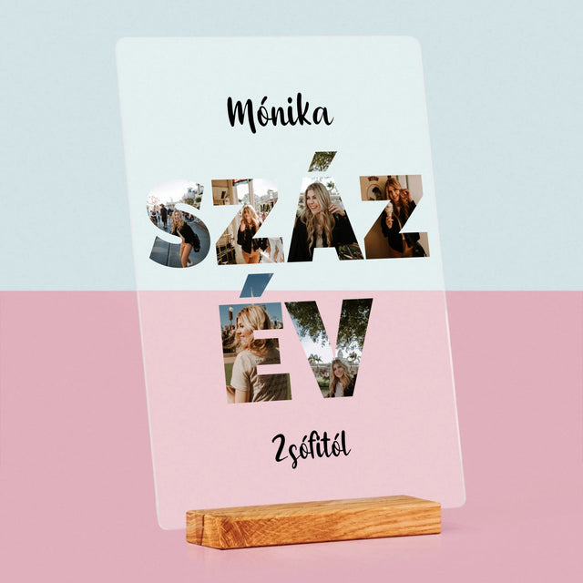 Szó Fotókból: Száz Év A Képeidből - Akrilüvegre Nyomtatott Kép