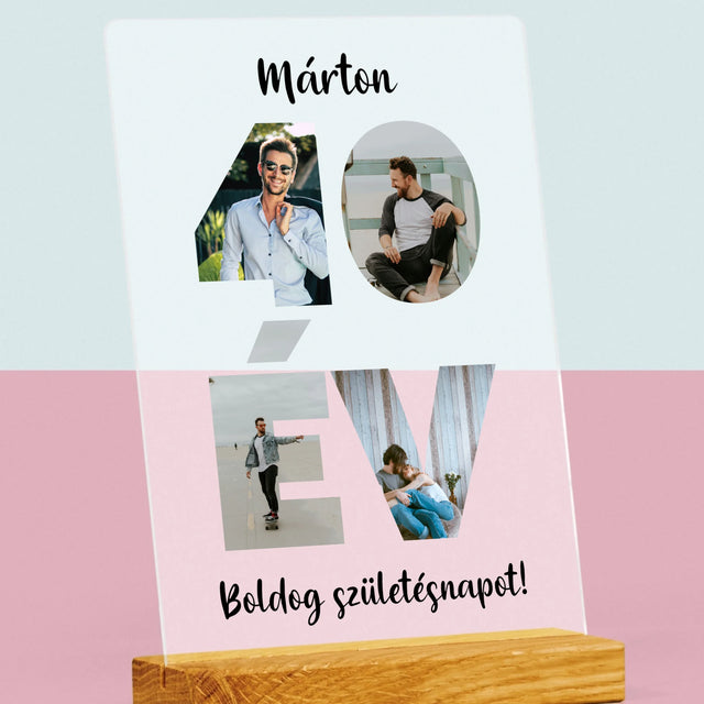 Szó Fotókból: 40 Év A Képeidből - Akrilüvegre Nyomtatott Kép