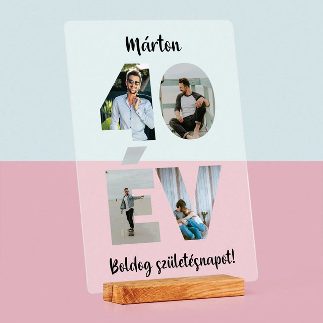 Szó Fotókból: 40 Év A Képeidből - Akrilüvegre Nyomtatott Kép