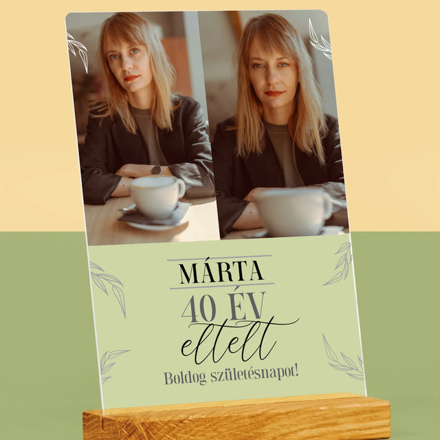 Fotókollázs: Elmúlt 40 Év - Akrilüvegre Nyomtatott Kép