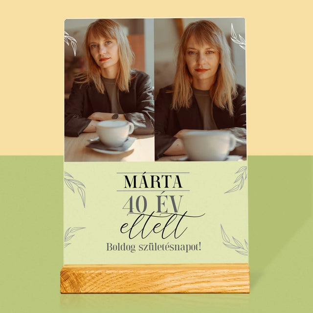 Fotókollázs: Elmúlt 40 Év - Akrilüvegre Nyomtatott Kép