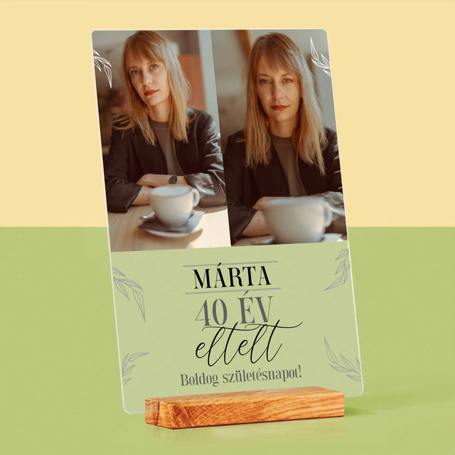 Fotókollázs: Elmúlt 40 Év - Akrilüvegre Nyomtatott Kép