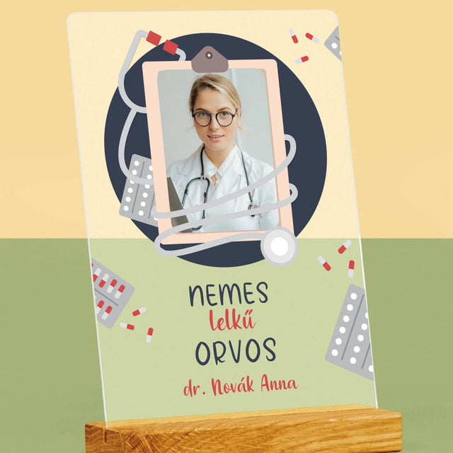 Fotó És Felirat: Nemes Lelkű Orvos - Akrilüvegre Nyomtatott Kép
