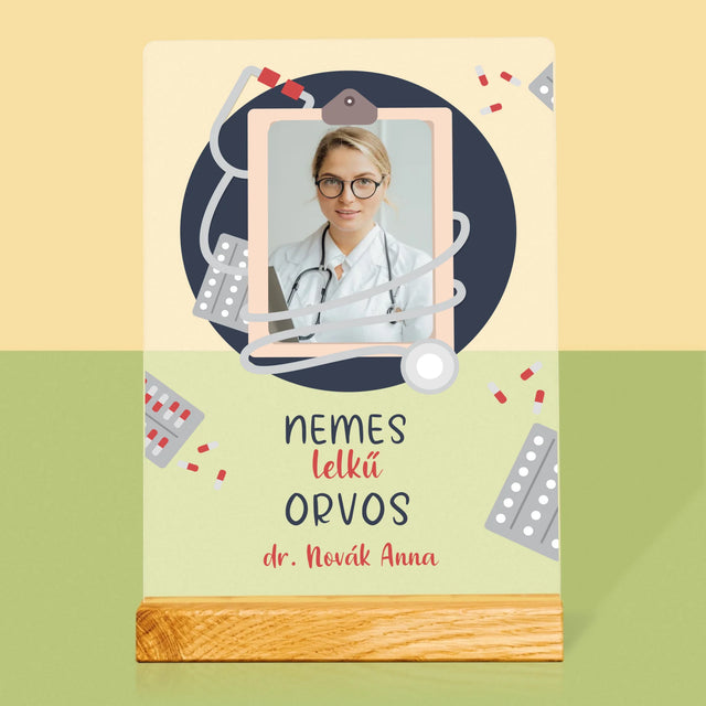 Fotó És Felirat: Nemes Lelkű Orvos - Akrilüvegre Nyomtatott Kép