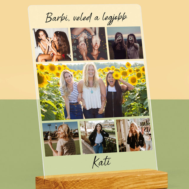 Fotókollázs: Legjobb Barinő - Akrilüvegre Nyomtatott Kép