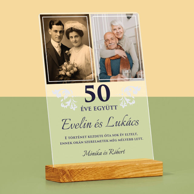 Fotókollázs: Évek Óta Együtt - Akrilüvegre Nyomtatott Kép