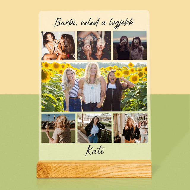 Fotókollázs: Legjobb Barinő - Akrilüvegre Nyomtatott Kép