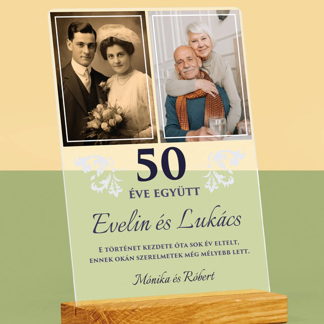 Fotókollázs: Évek Óta Együtt - Akrilüvegre Nyomtatott Kép