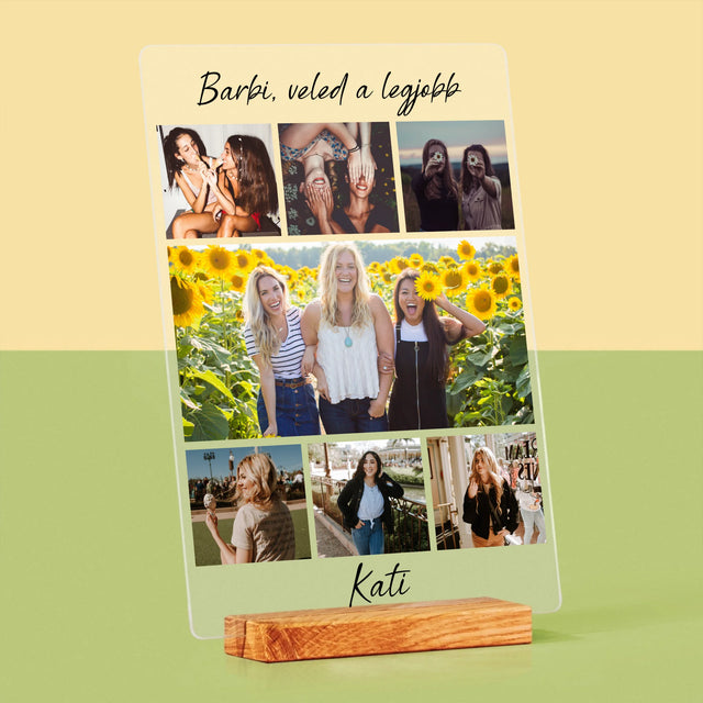 Fotókollázs: Legjobb Barinő - Akrilüvegre Nyomtatott Kép