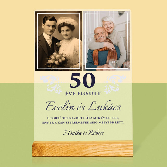 Fotókollázs: Évek Óta Együtt - Akrilüvegre Nyomtatott Kép