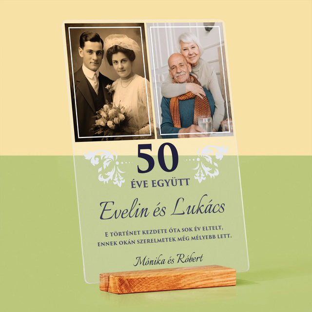 Fotókollázs: Évek Óta Együtt - Akrilüvegre Nyomtatott Kép