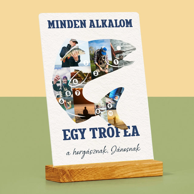 Alakzat Fotókból: Alkalom A Horgásznak - Akrilüvegre Nyomtatott Kép