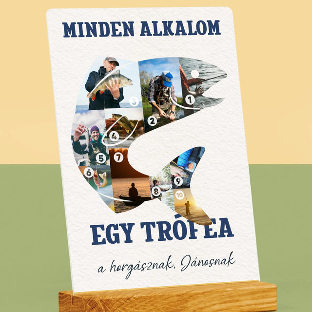 Alakzat Fotókból: Alkalom A Horgásznak - Akrilüvegre Nyomtatott Kép