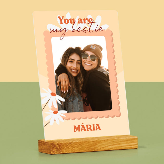 Fotókollázs: Besties Képek - Akrilüvegre Nyomtatott Kép