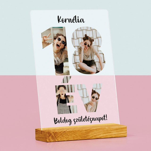 Szó Fotókból: 18 Év A Képeidből - Akrilüvegre Nyomtatott Kép