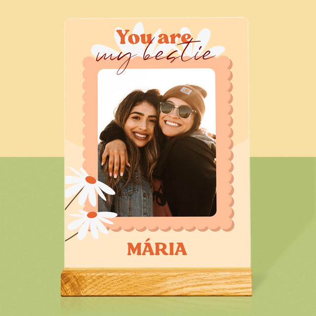 Fotókollázs: Besties Képek - Akrilüvegre Nyomtatott Kép