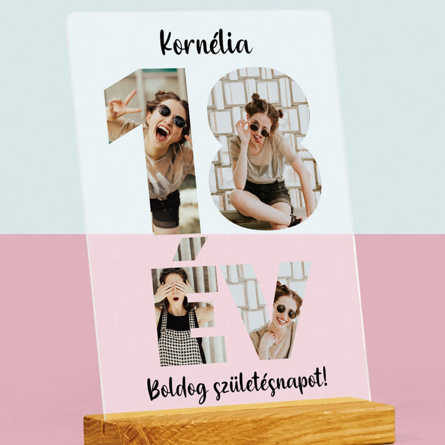 Szó Fotókból: 18 Év A Képeidből - Akrilüvegre Nyomtatott Kép