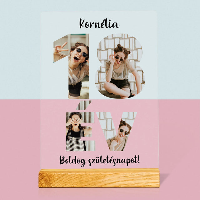 Szó Fotókból: 18 Év A Képeidből - Akrilüvegre Nyomtatott Kép