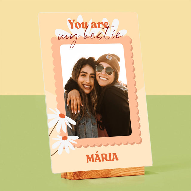 Fotókollázs: Besties Képek - Akrilüvegre Nyomtatott Kép