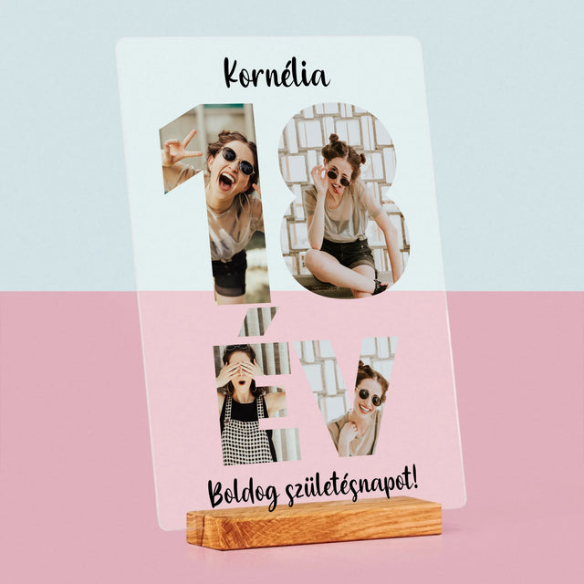 Szó Fotókból: 18 Év A Képeidből - Akrilüvegre Nyomtatott Kép