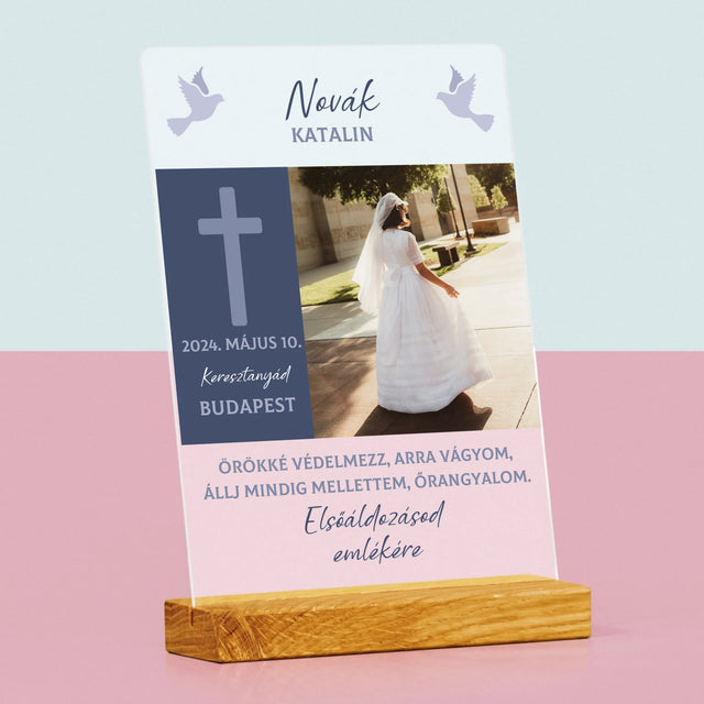 Fotó És Felirat: Őrangyalok, Elsőáldozás - Akrilüvegre Nyomtatott Kép