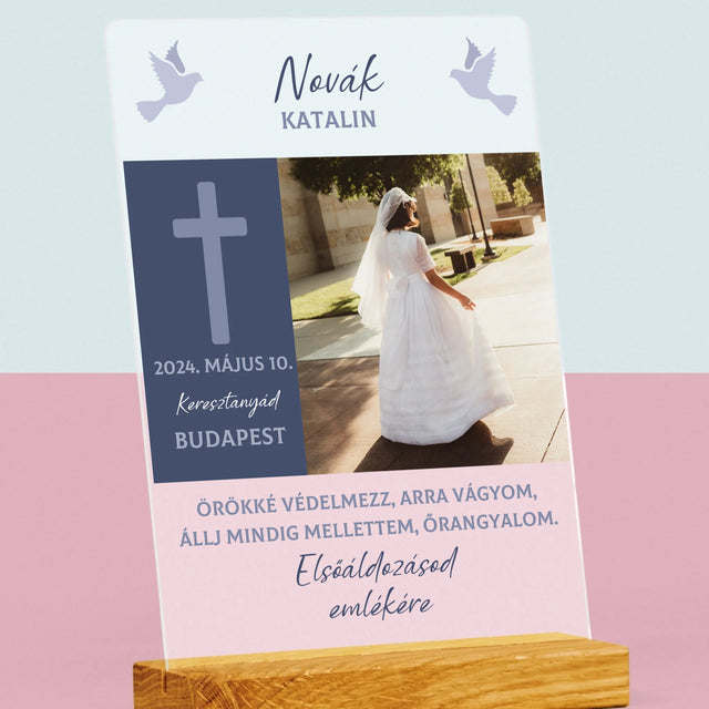 Fotó És Felirat: Őrangyalok, Elsőáldozás - Akrilüvegre Nyomtatott Kép