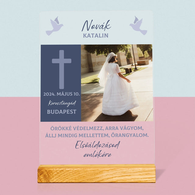 Fotó És Felirat: Őrangyalok, Elsőáldozás - Akrilüvegre Nyomtatott Kép