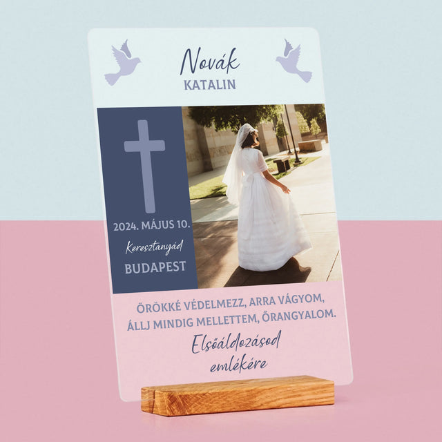 Fotó És Felirat: Őrangyalok, Elsőáldozás - Akrilüvegre Nyomtatott Kép