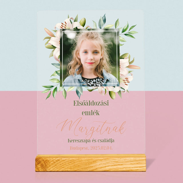 Fotó És Felirat: Elsőáldozás Emlékére - Akrilüvegre Nyomtatott Kép