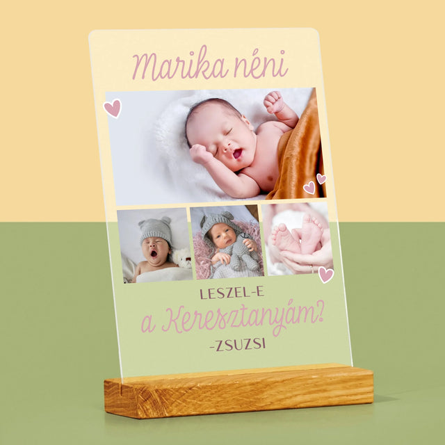 Fotókollázs: Leszel-E A Keresztanyám - Akrilüvegre Nyomtatott Kép