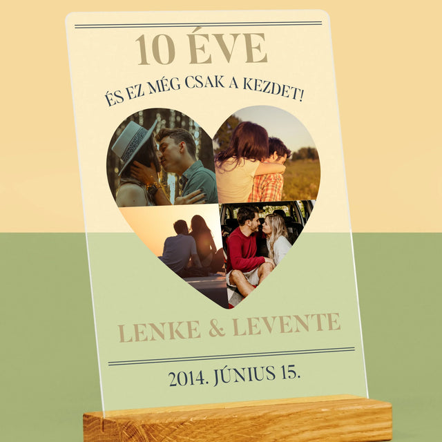 Alakzat Fotókból: Rózsalakodalom - Akrilüvegre Nyomtatott Kép