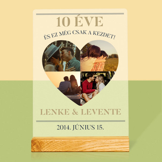 Alakzat Fotókból: Rózsalakodalom - Akrilüvegre Nyomtatott Kép