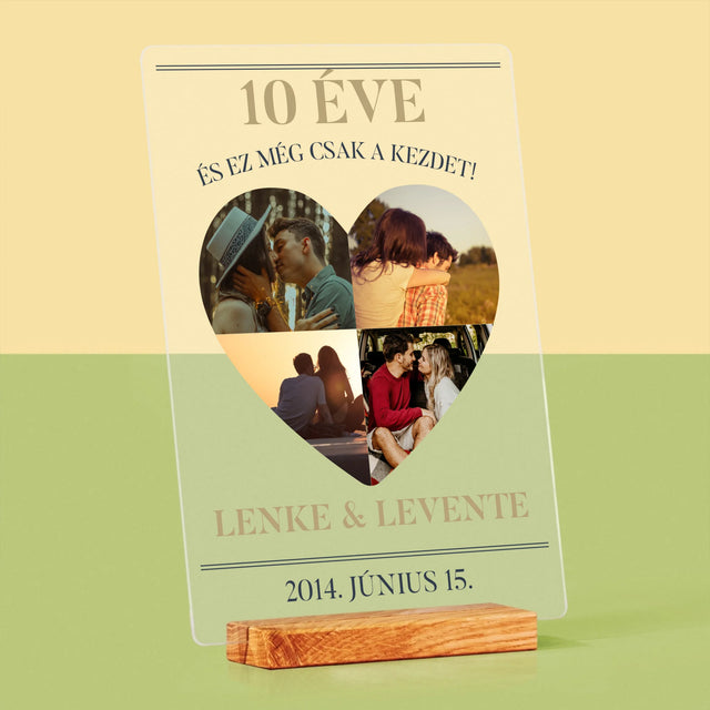 Alakzat Fotókból: Rózsalakodalom - Akrilüvegre Nyomtatott Kép