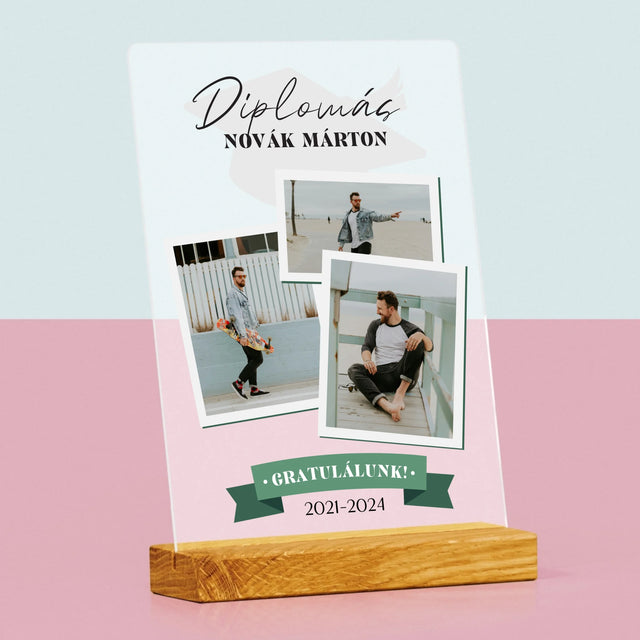 Újság Címlap: Abszolvens - Akrilüvegre Nyomtatott Kép