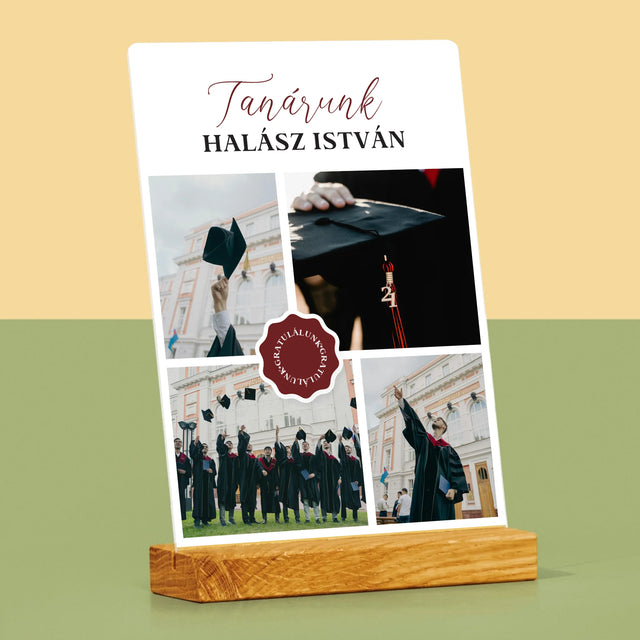 Fotókollázs: Tanárunk - Akrilüvegre Nyomtatott Kép