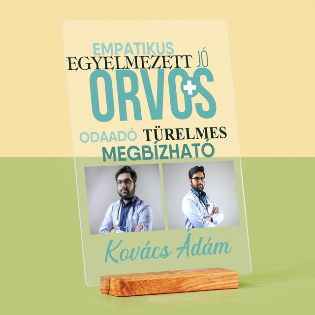 Fotókollázs: Orvos Tulajdonságok - Akrilüvegre Nyomtatott Kép