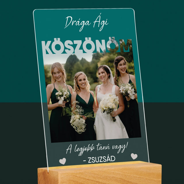 Fotó És Felirat: A Legjobb Tanú Vagy - Akrilüvegre Nyomtatott Kép