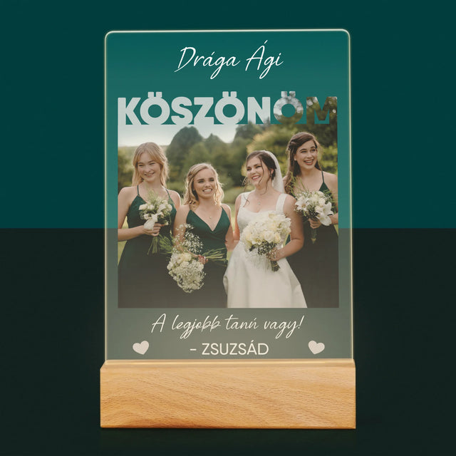 Fotó És Felirat: A Legjobb Tanú Vagy - Akrilüvegre Nyomtatott Kép