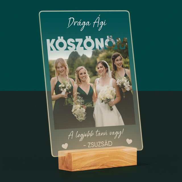 Fotó És Felirat: A Legjobb Tanú Vagy - Akrilüvegre Nyomtatott Kép