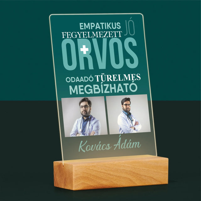 Fotókollázs: Orvos Tulajdonságok - Akrilüvegre Nyomtatott Kép