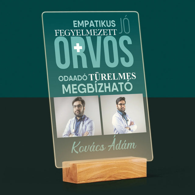 Fotókollázs: Orvos Tulajdonságok - Akrilüvegre Nyomtatott Kép