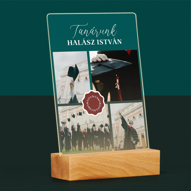 Fotókollázs: Tanárunk - Akrilüvegre Nyomtatott Kép